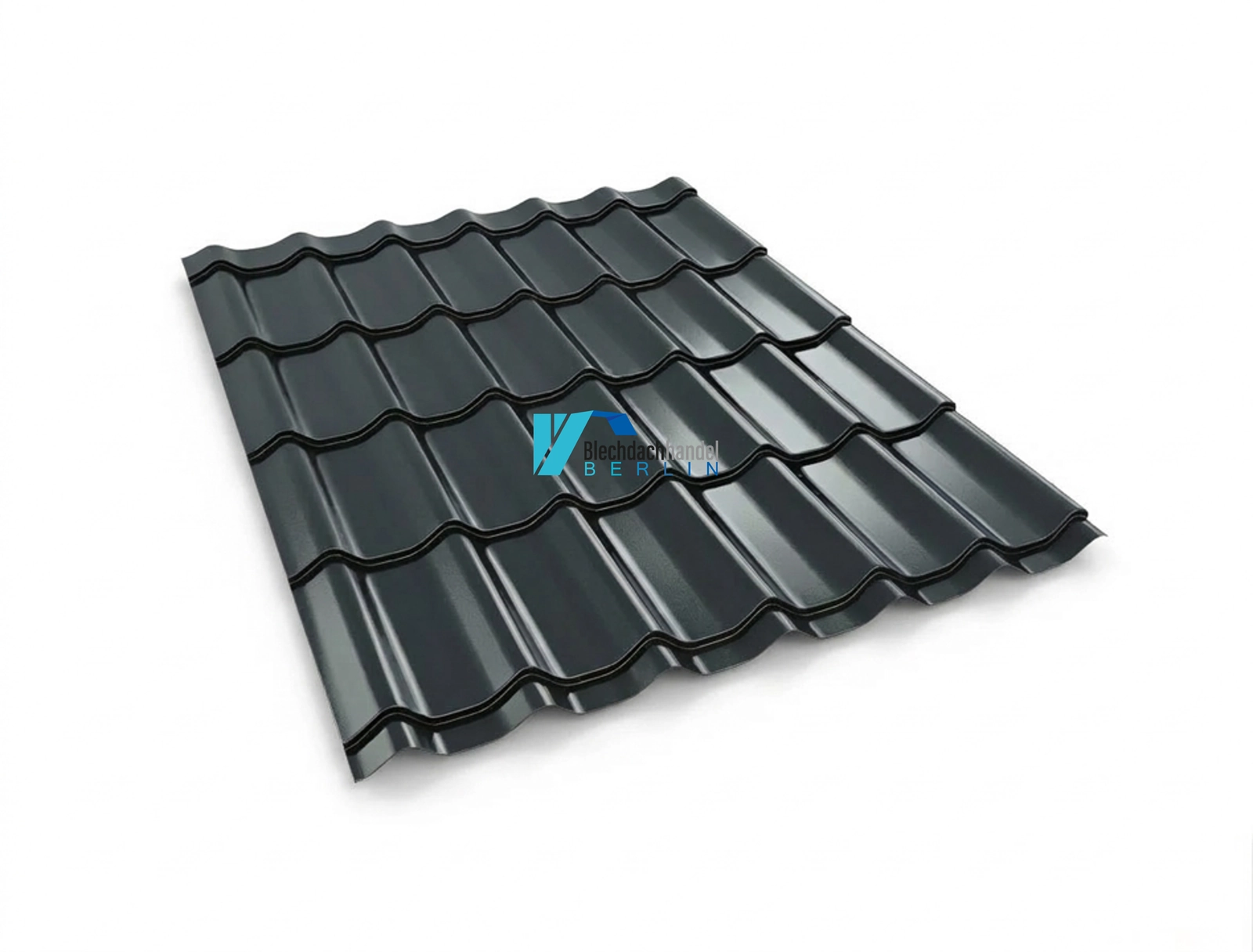 BDP Blechdachpfanne RAL 7016 - anthrazit – 0,5mm glänzend 25 µm Polyester mit Vlies kaufen