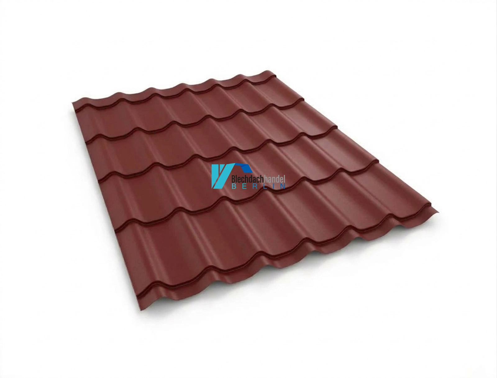 BDP Blechdachpfanne RAL 3009 - oxidrot – 0,5mm matt 35µm Polyester ohne Vlies kaufen