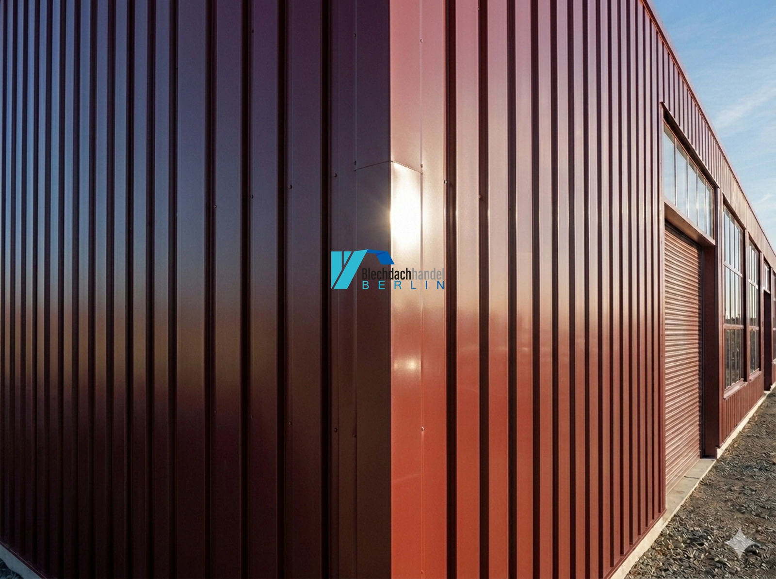 Außenecke RAL 3009 - oxidrot – 0,5mm glänzend 25 µm Polyester — Detailansicht