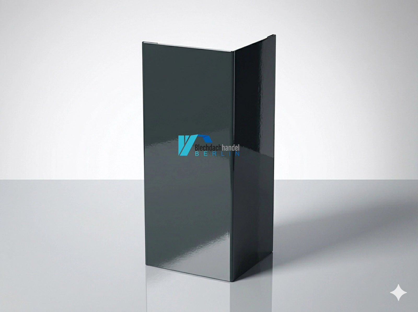 Außenecke RAL 7016 - anthrazit – 0,5mm glänzend 25 µm Polyester