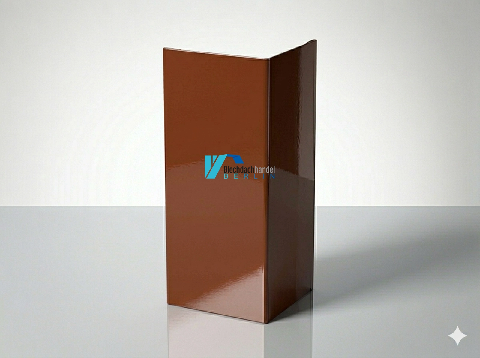 Außenecke RAL 8004 Ziegelrot – 0,5mm glänzend 25 µm Polyester