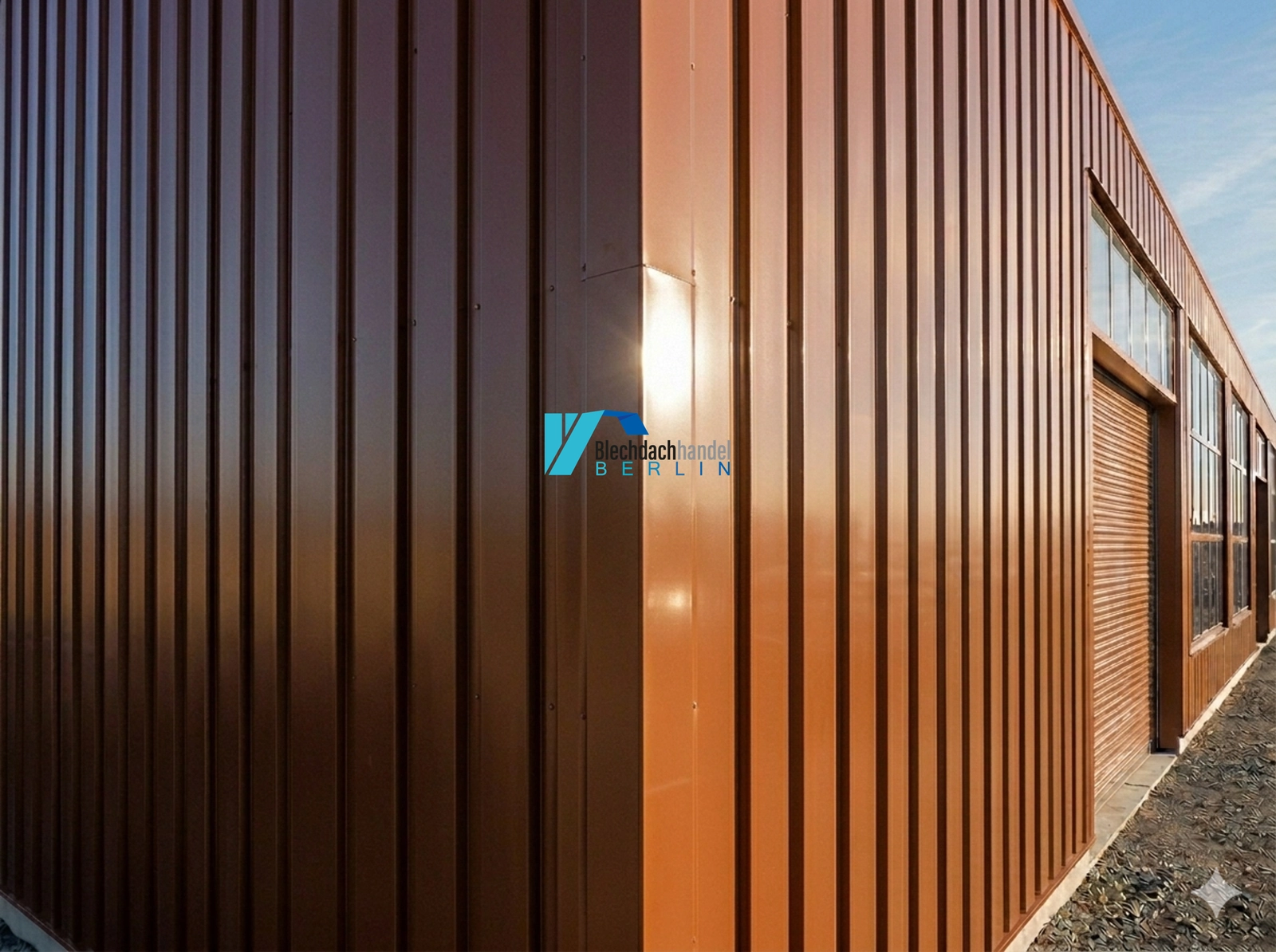 Außenecke RAL 8004 Ziegelrot – 0,5mm glänzend 25 µm Polyester — Detailansicht