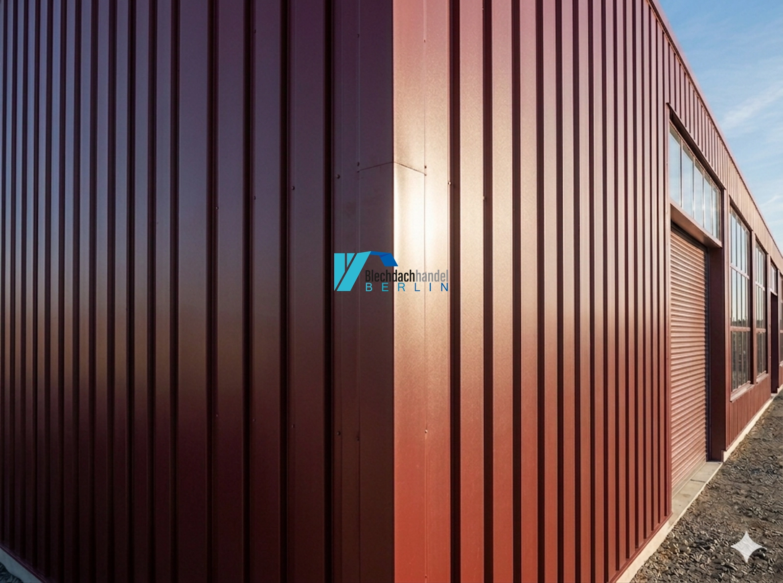 Außenecke RAL 3009 - oxidrot – 0,5mm matt 35µm Polyester — Detailansicht