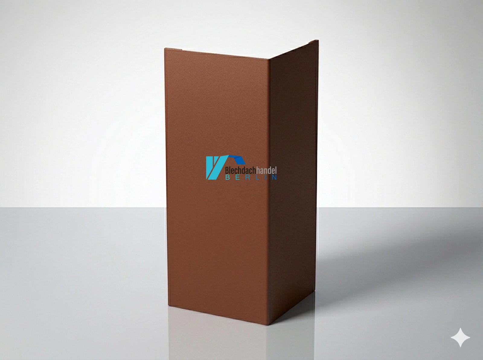 Außenecke RAL 8004 Ziegelrot – 0,5mm matt 35µm Polyester