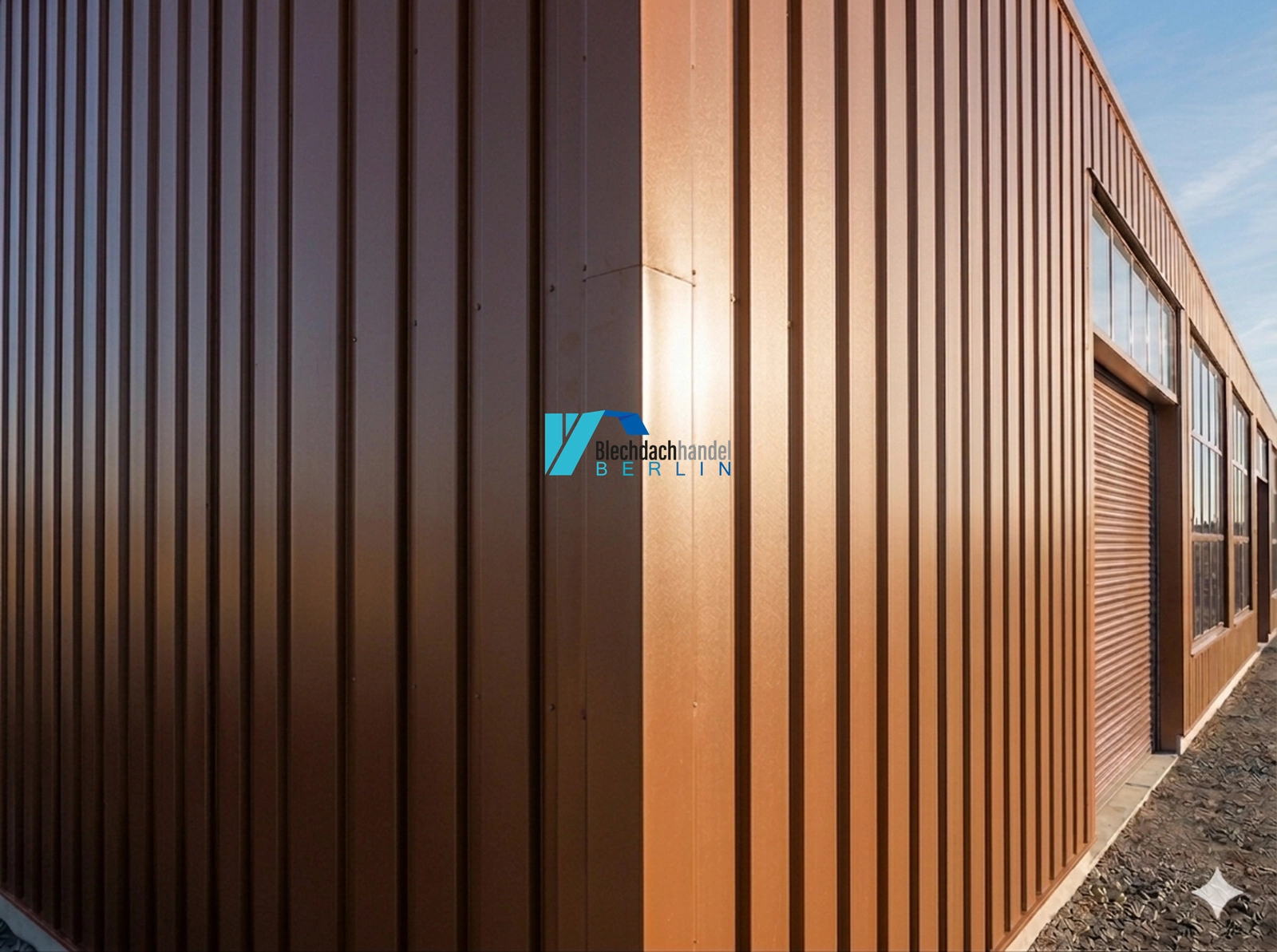 Außenecke RAL 8004 Ziegelrot – 0,5mm matt 35µm Polyester — Detailansicht