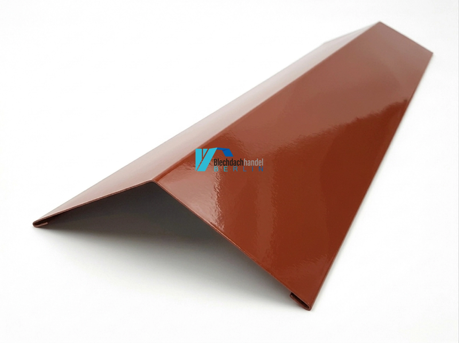 Firsthaube RAL 8004 Ziegelrot – 0,5mm glänzend 25 µm Polyester