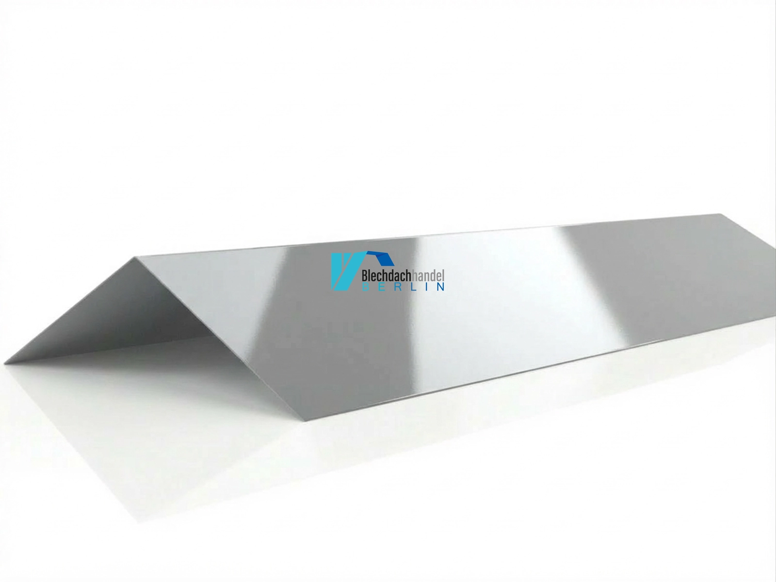 Firsthaube RAL 9006 Weißaluminium – 0,5mm glänzend 25 µm Polyester