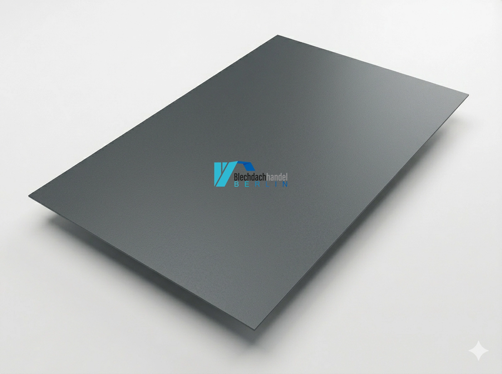 Glattkanttafel RAL 7016 - anthrazit – 0,5mm matt 35µm Polyester