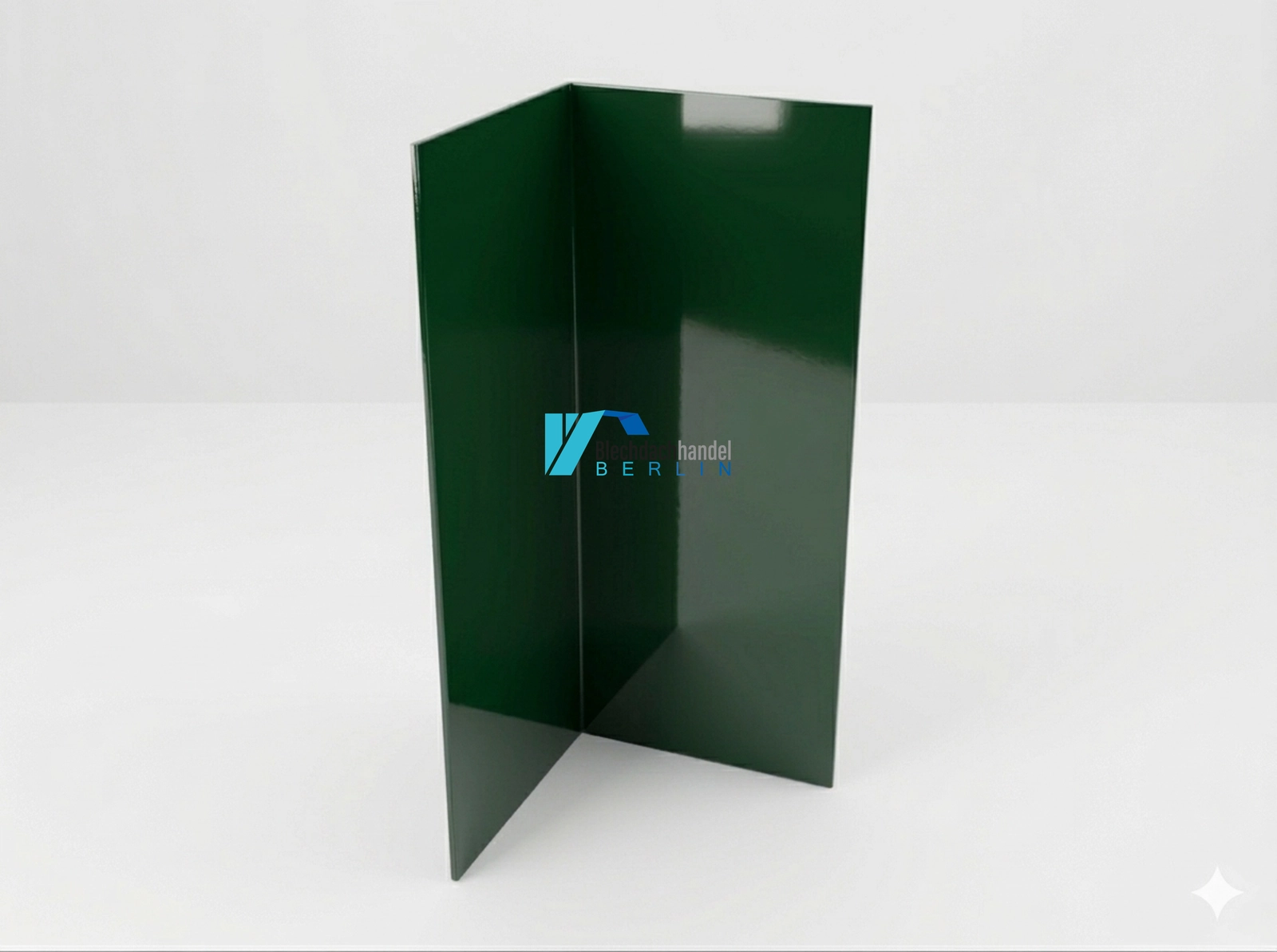 Innenecke RAL 6020 Chromoxidgrün – 0,5mm glänzend 25 µm Polyester