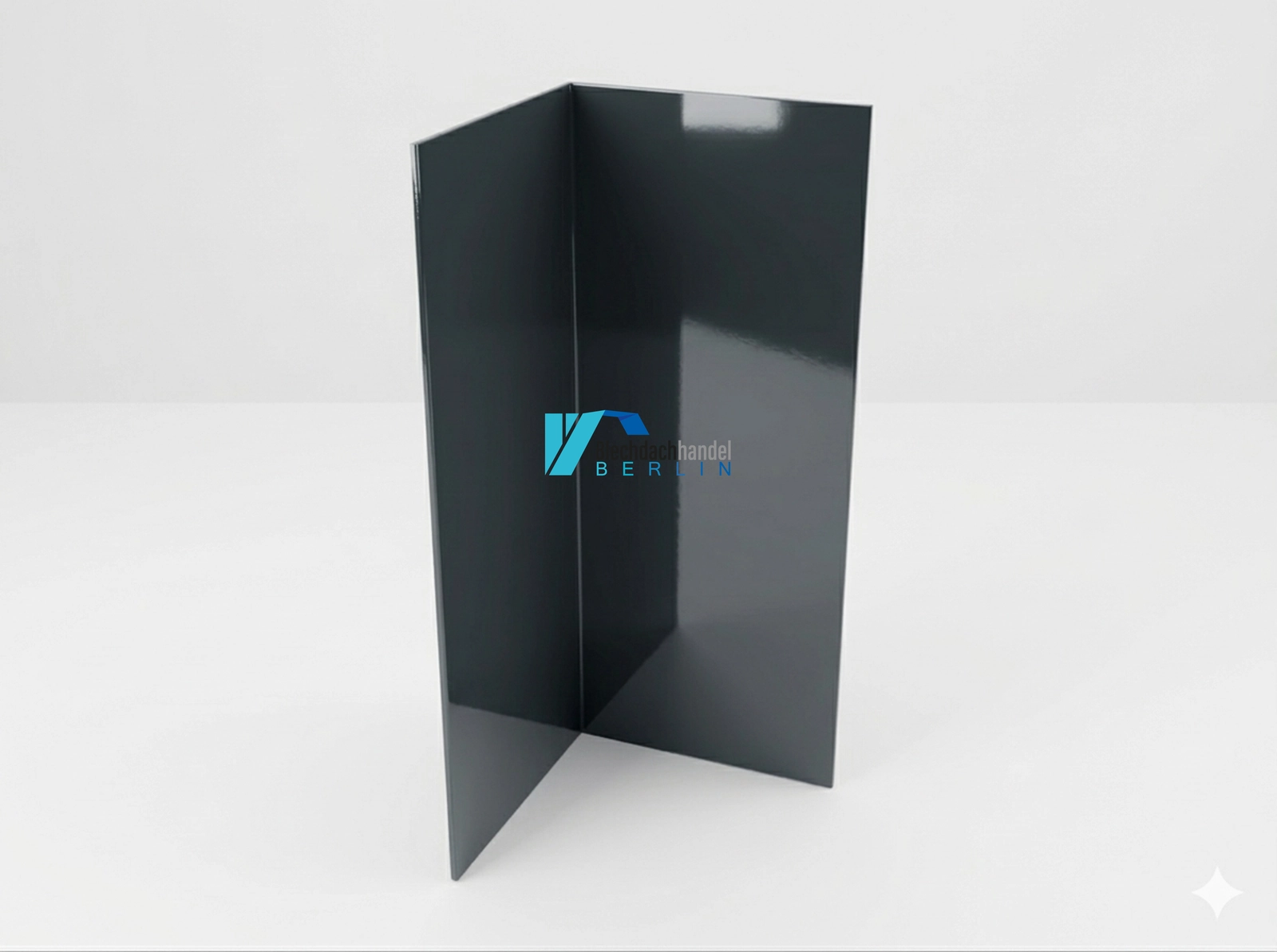 Innenecke RAL 7016 - anthrazit – 0,5mm glänzend 25 µm Polyester