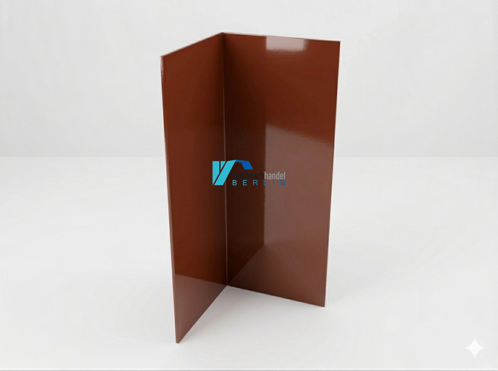 Innenecke RAL 8004 Ziegelrot – 0,5mm glänzend 25 µm Polyester