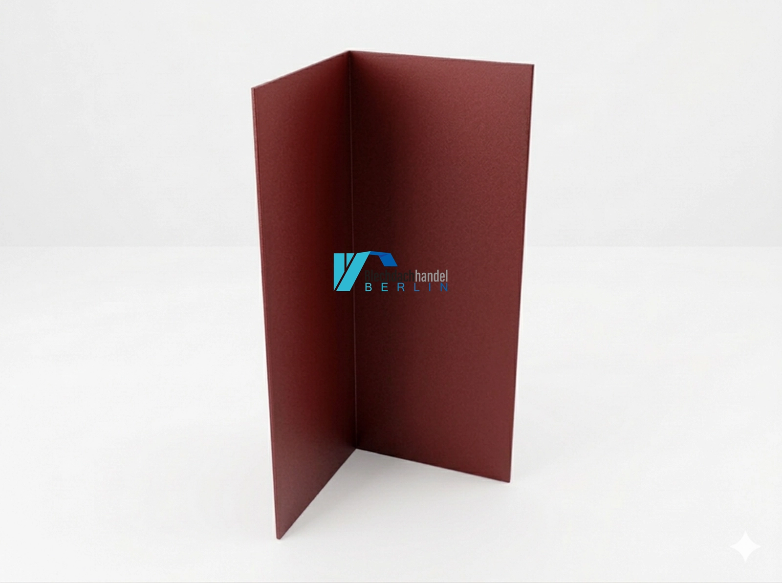 Innenecke RAL 3009 - oxidrot – 0,5mm matt 35µm Polyester