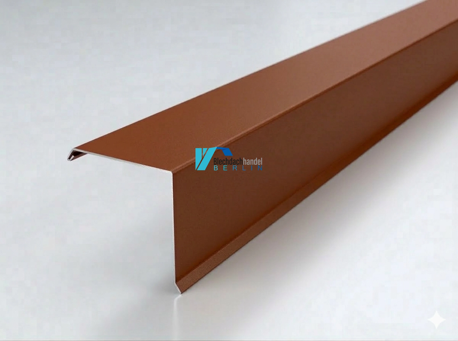 Ortgangblech RAL 8004 Ziegelrot – 0,5mm matt 35µm Polyester kaufen