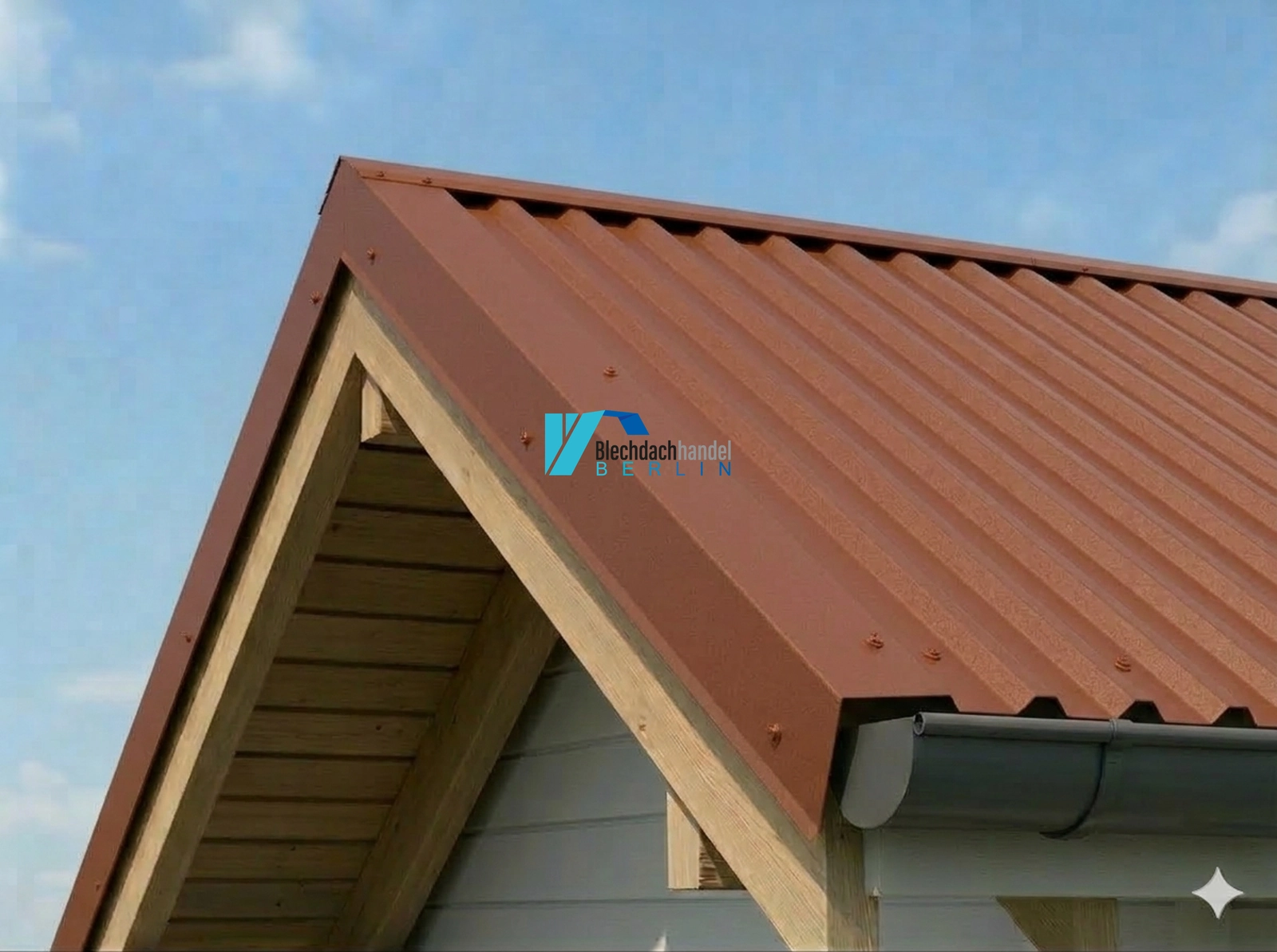 Ortgangblech RAL 8004 Ziegelrot – 0,5mm matt 35µm Polyester kaufen — Detailansicht