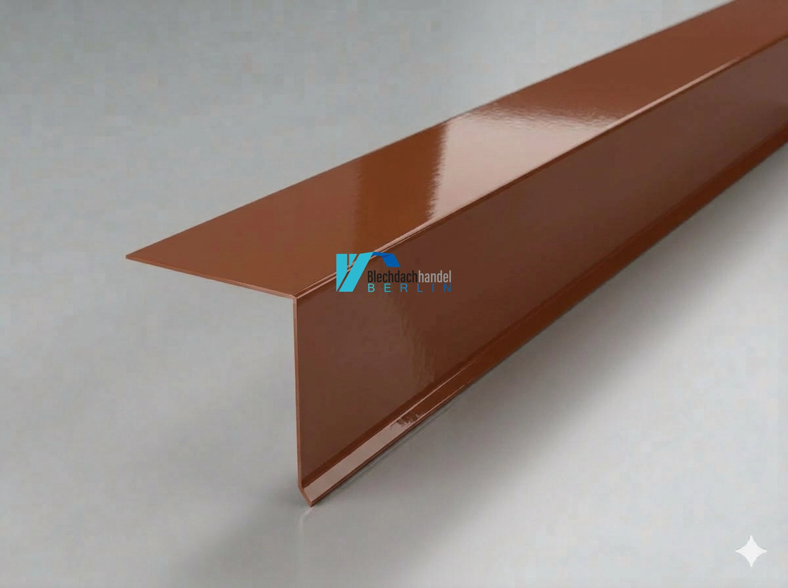 Pultabschlussblech RAL 8004 Ziegelrot – 0,5mm glänzend 25 µm Polyester