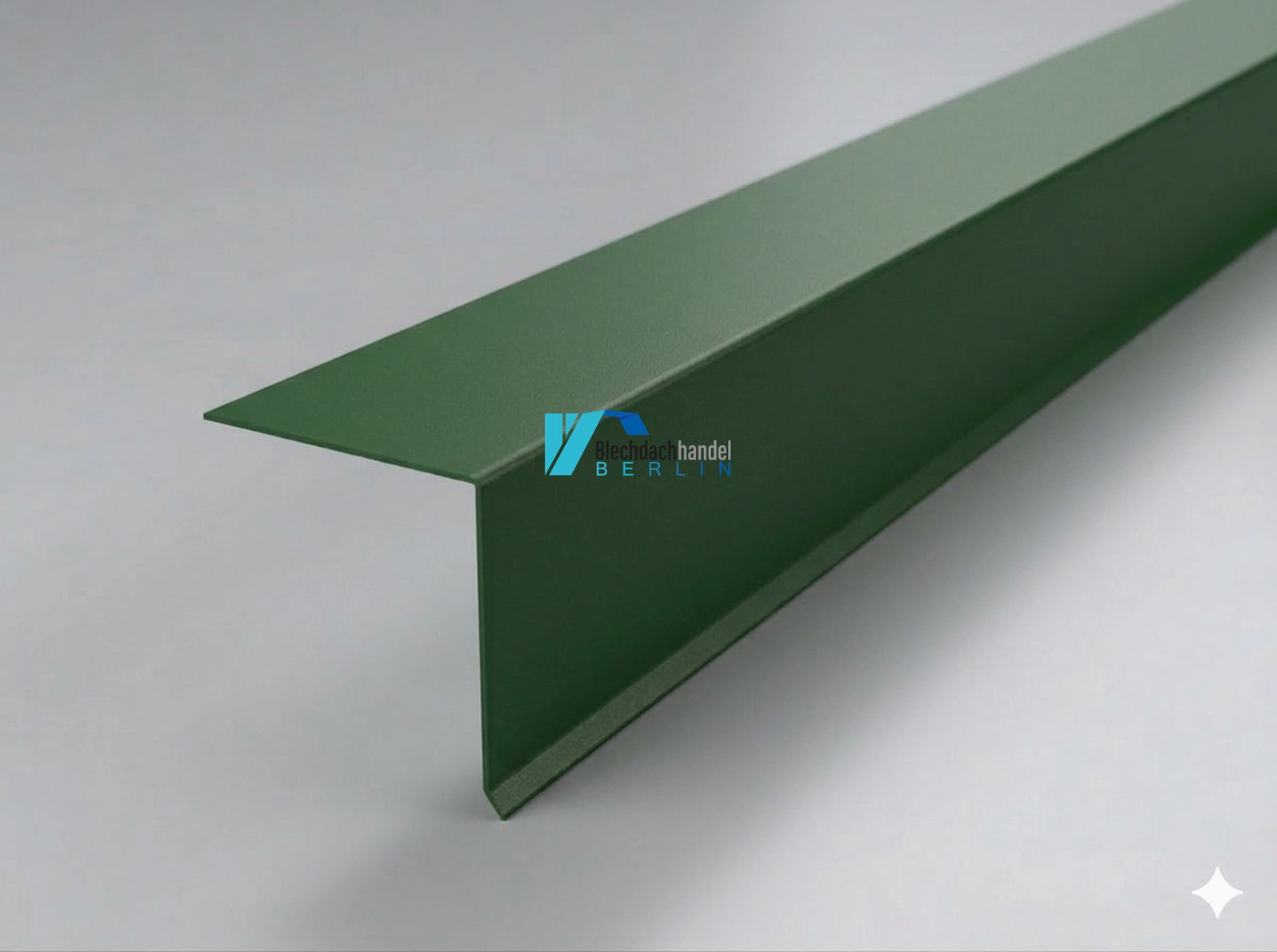 Pultabschlussblech RAL 6020 Chromoxidgrün – 0,5mm matt 35µm Polyester