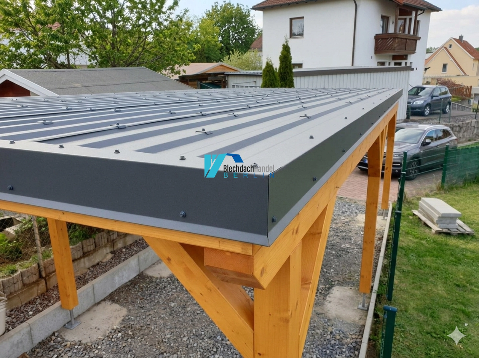 Pultabschlussblech RAL 7016 - anthrazit – 0,5mm matt 35µm Polyester — Detailansicht