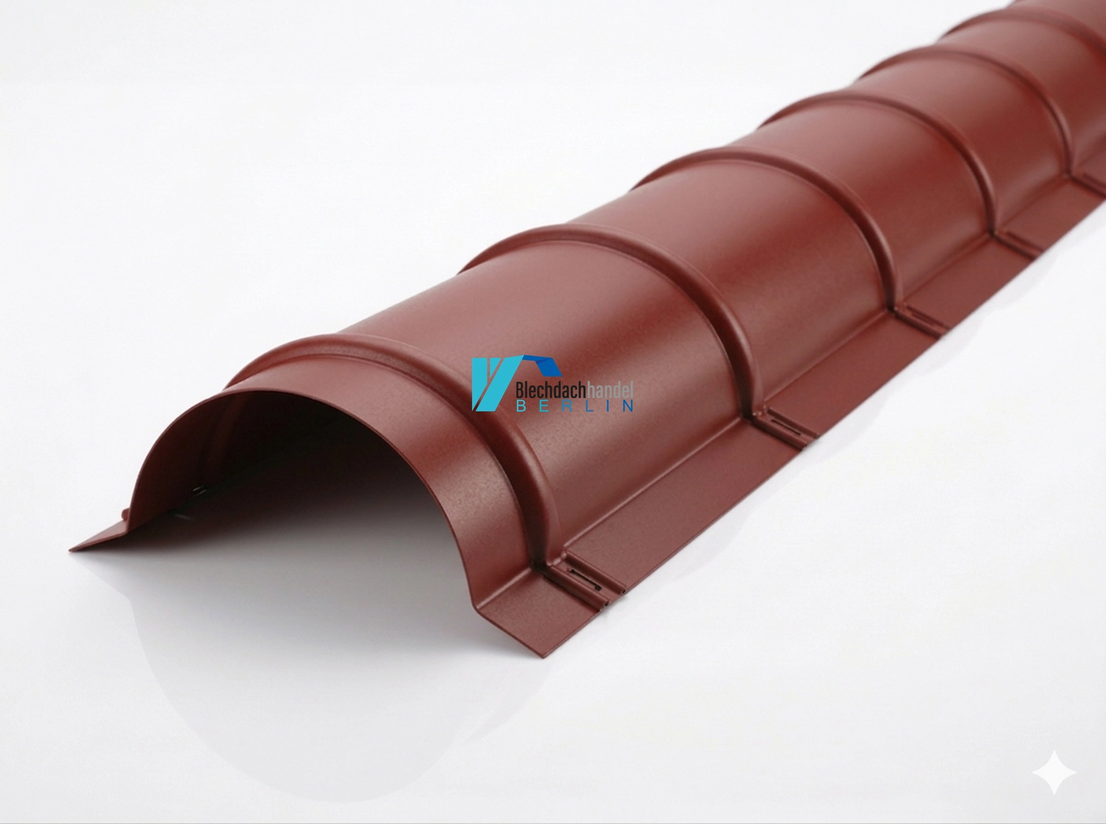 Tonnenfirst RAL 3009 - oxidrot – 0,5mm matt 35µm Polyester