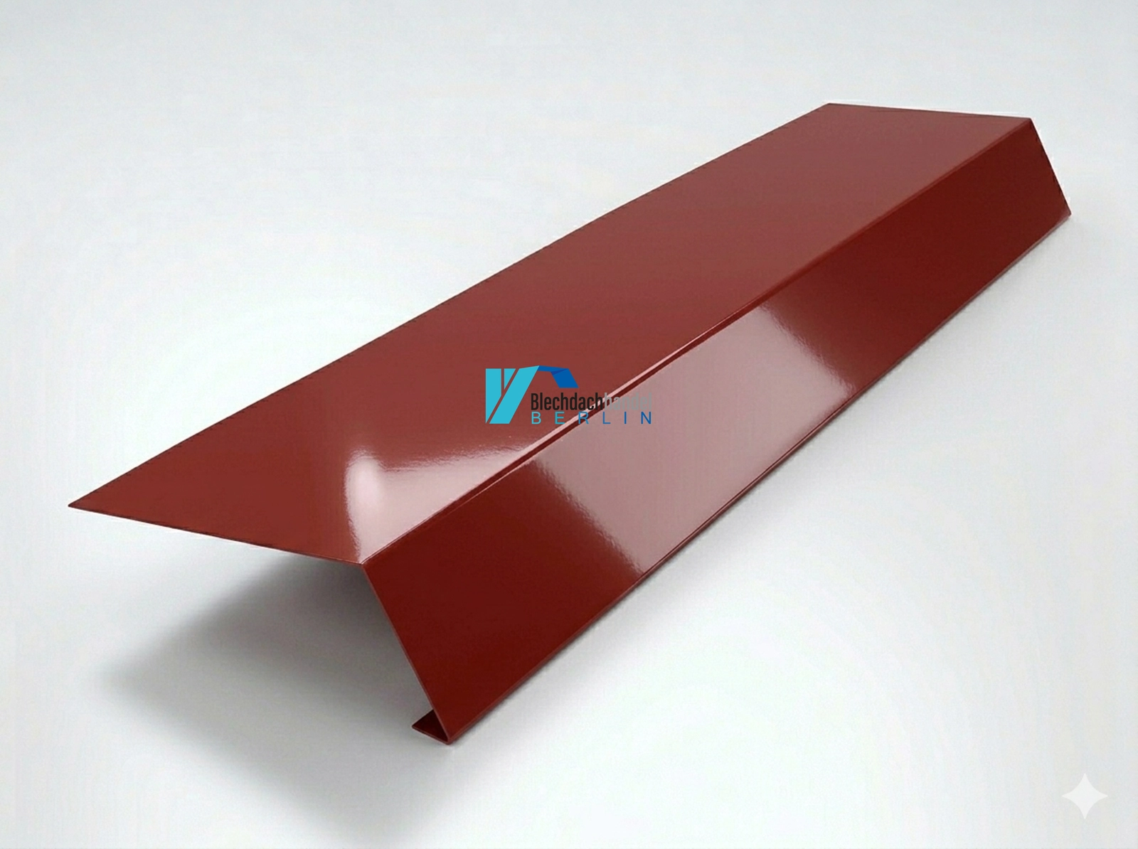 Traufblech RAL 3009 - oxidrot – 0,5mm glänzend 25 µm Polyester