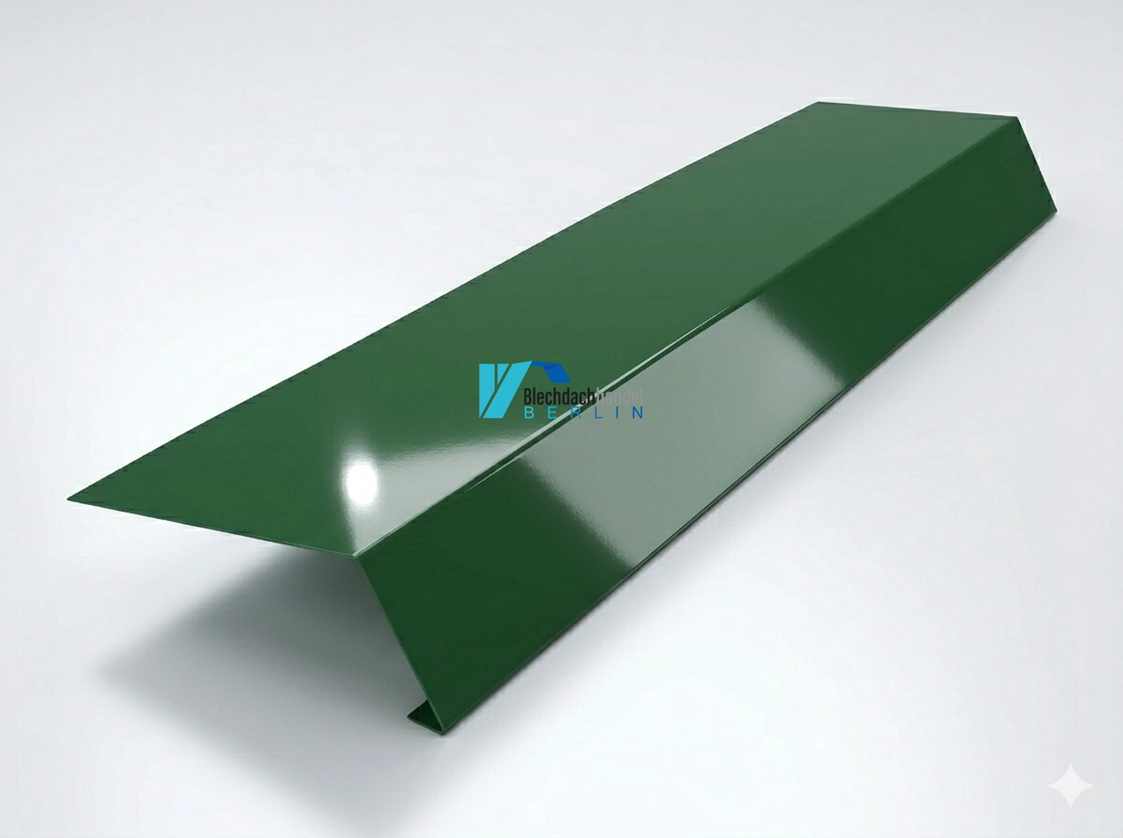 Traufblech RAL 6020 Chromoxidgrün – 0,5mm glänzend 25 µm Polyester