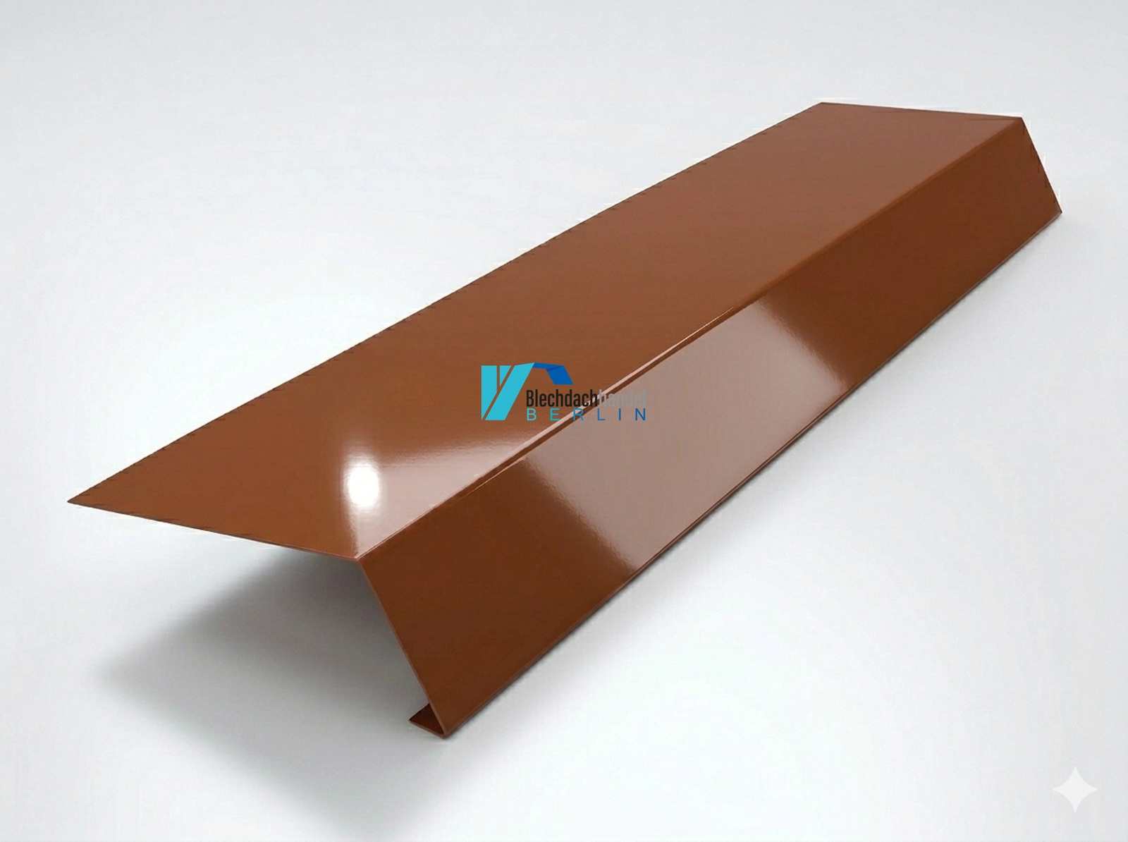 Traufblech RAL 8004 Ziegelrot – 0,5mm glänzend 25 µm Polyester