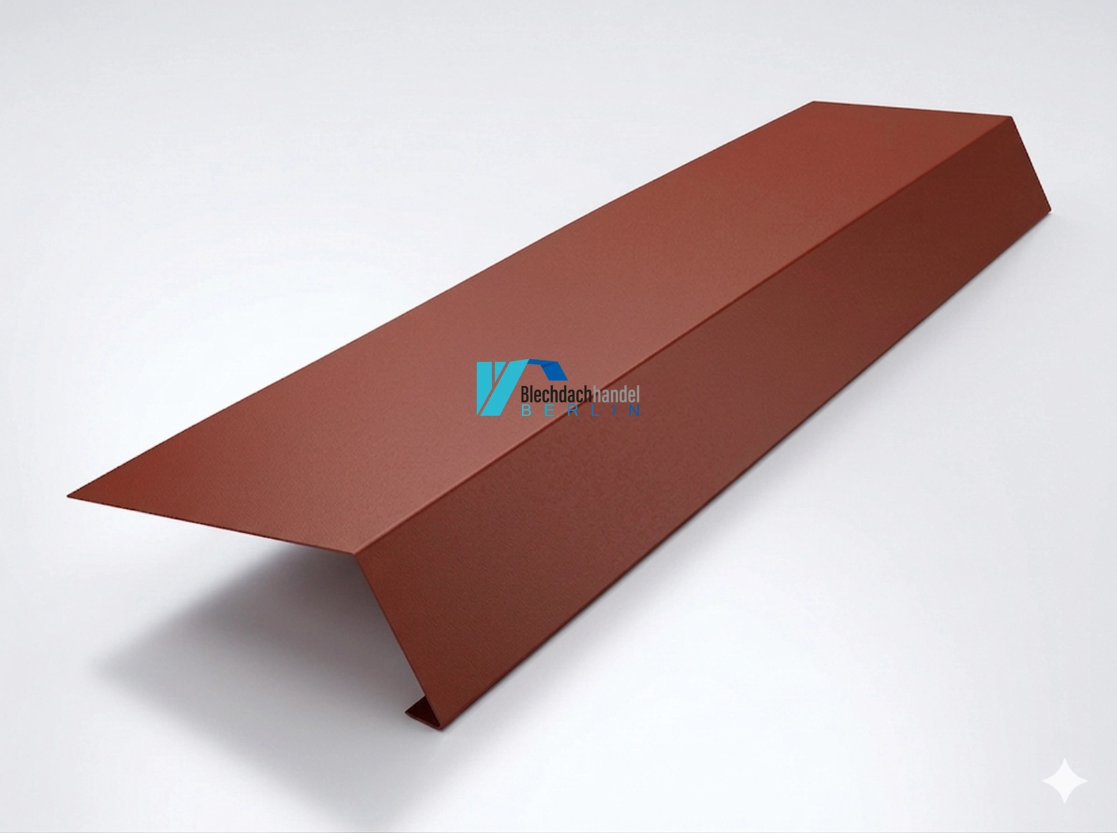 Traufblech RAL 3009 - oxidrot – 0,5mm matt 35µm Polyester