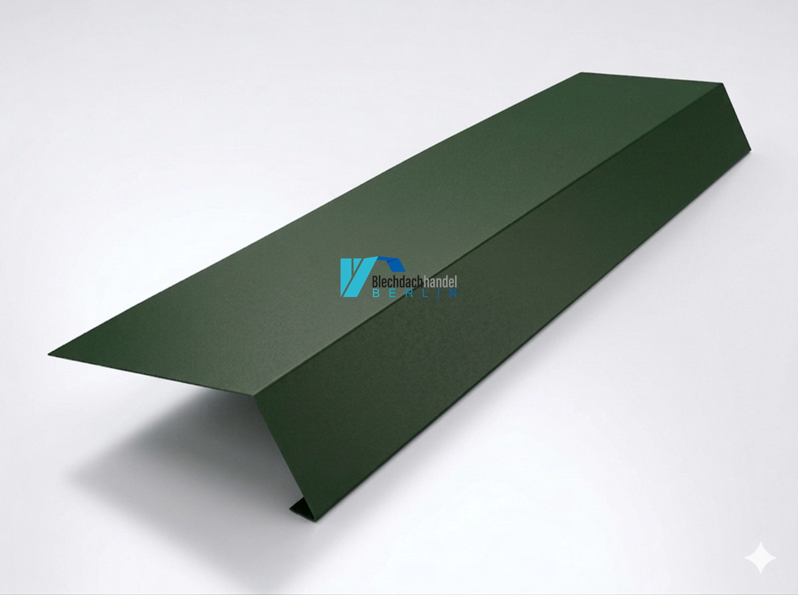 Traufblech RAL 6020 Chromoxidgrün – 0,5mm matt 35µm Polyester