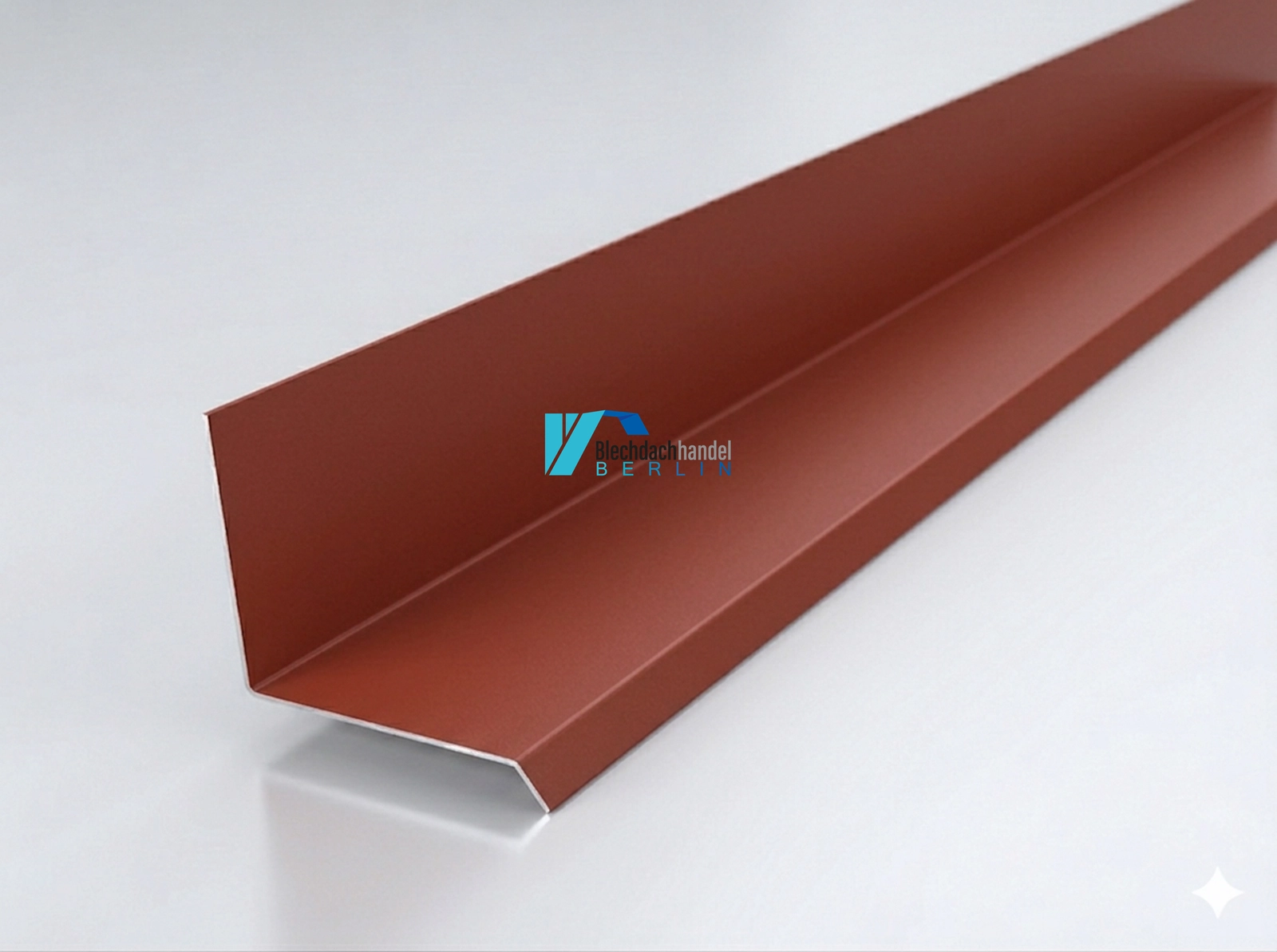 Wandanschluss RAL 8004 Ziegelrot – 0,5mm matt 35µm Polyester