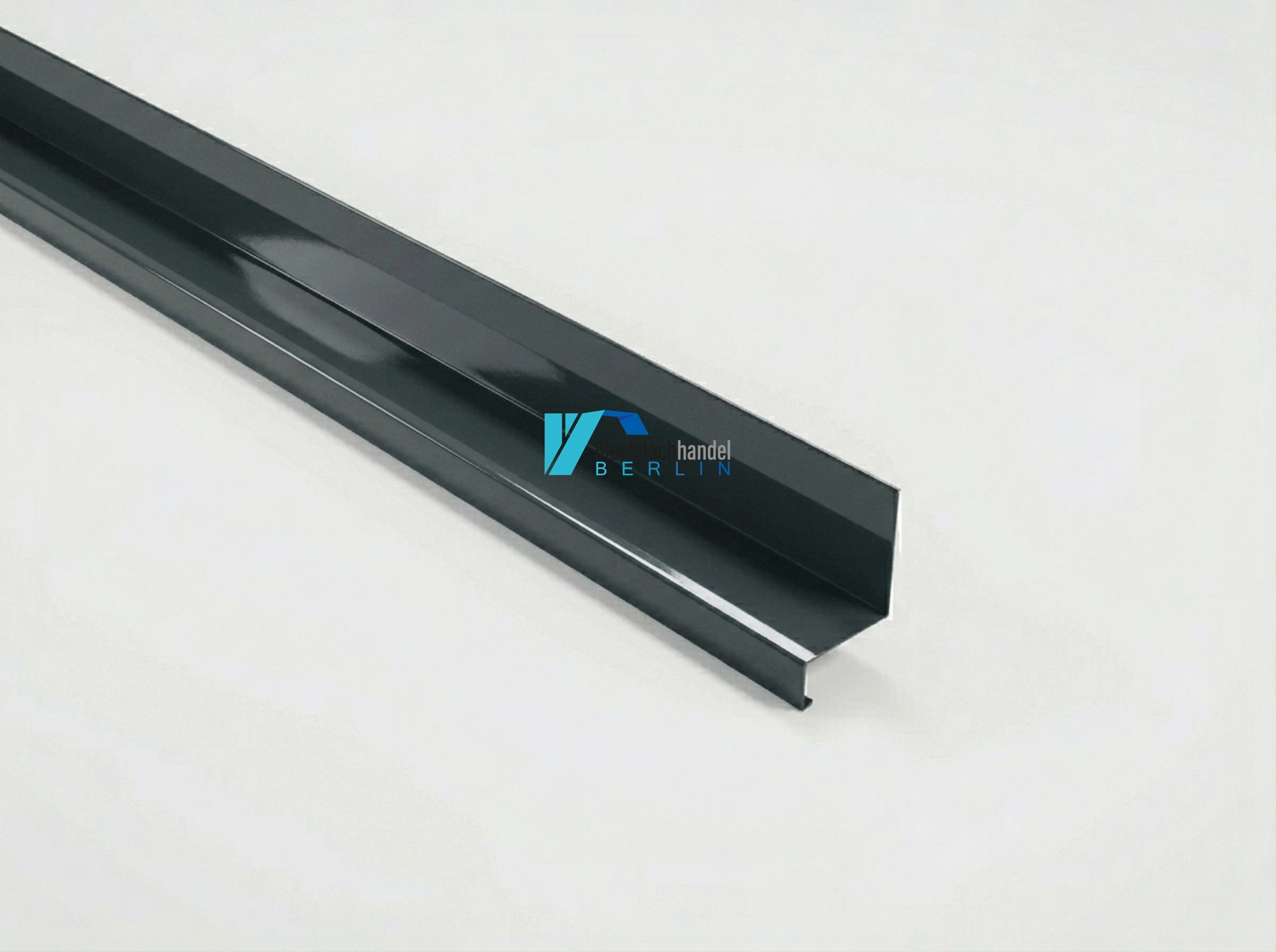 Z-Profil mit Tropfkante RAL 7016 - anthrazit – 0,5mm glänzend 25 µm Polyester