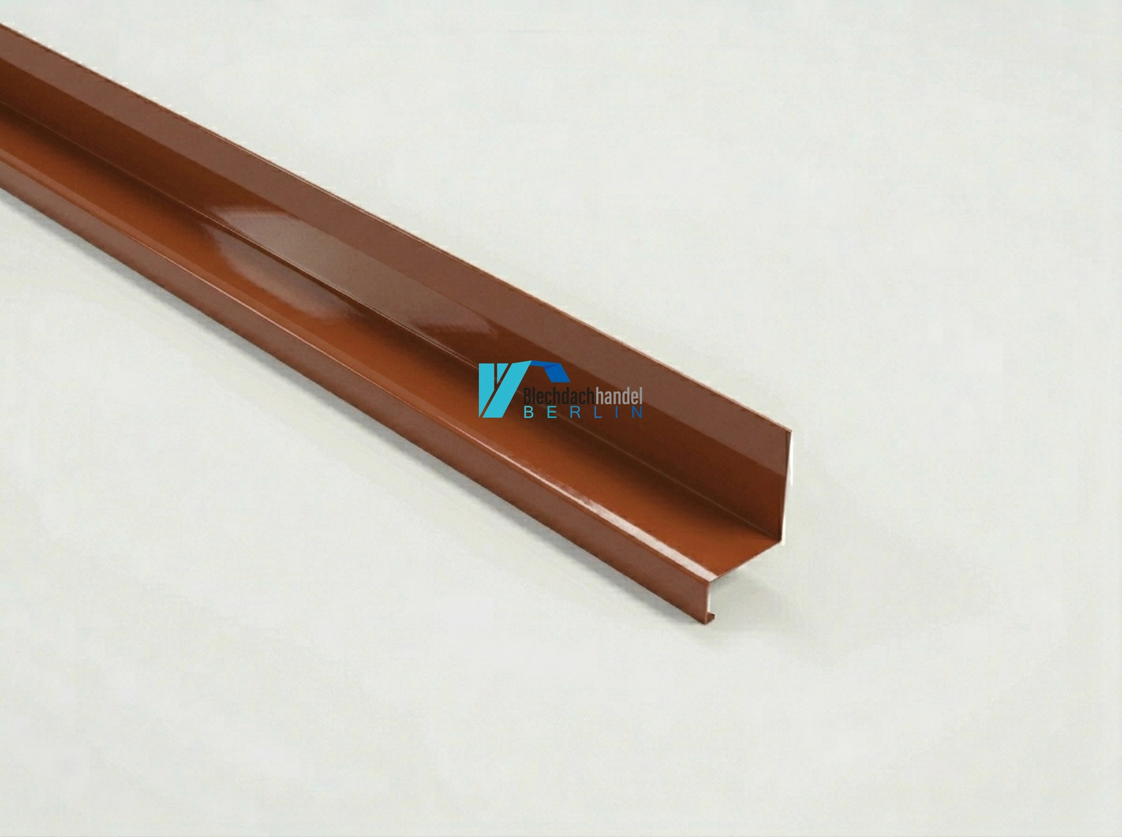 Z-Profil mit Tropfkante RAL 8004 Ziegelrot – 0,5mm glänzend 25 µm Polyester