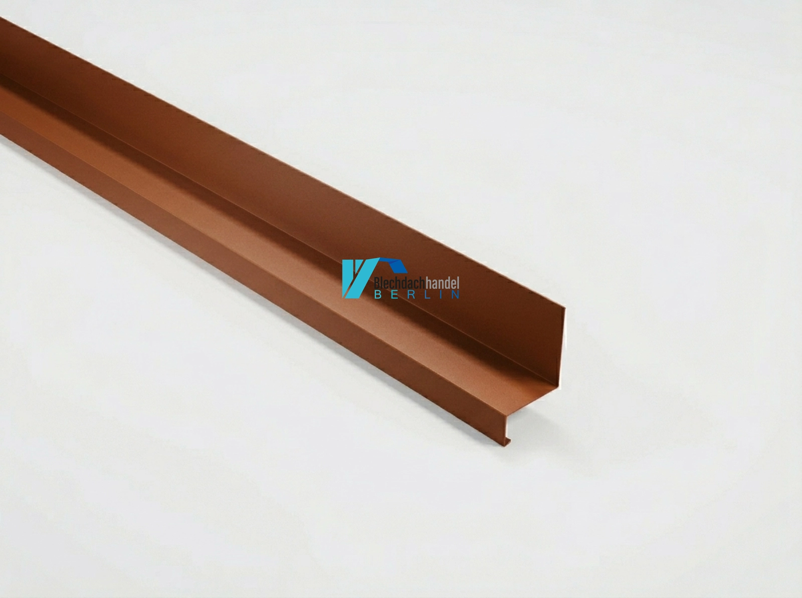 Z-Profil mit Tropfkante RAL 8004 Ziegelrot – 0,5mm matt 35µm Polyester