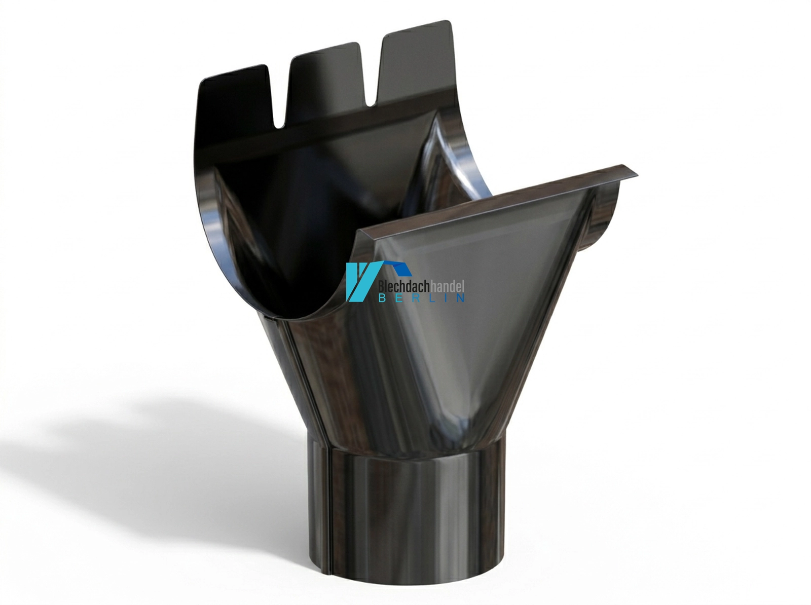 Einhangstutzen 150/100 Anthrazit – verzinkt, Polyesterlack beschichtet kaufen