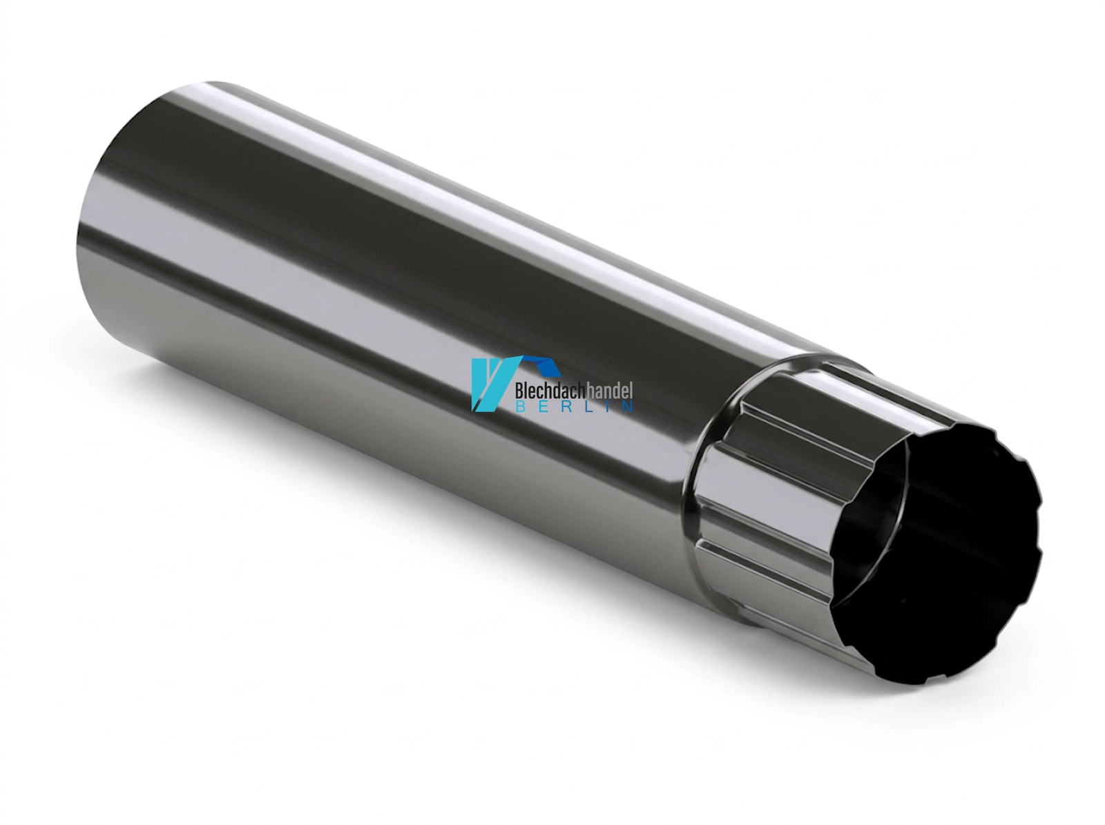 Fallrohr NW 100 (1m) Anthrazit – verzinkt, Polyesterlack beschichtet kaufen