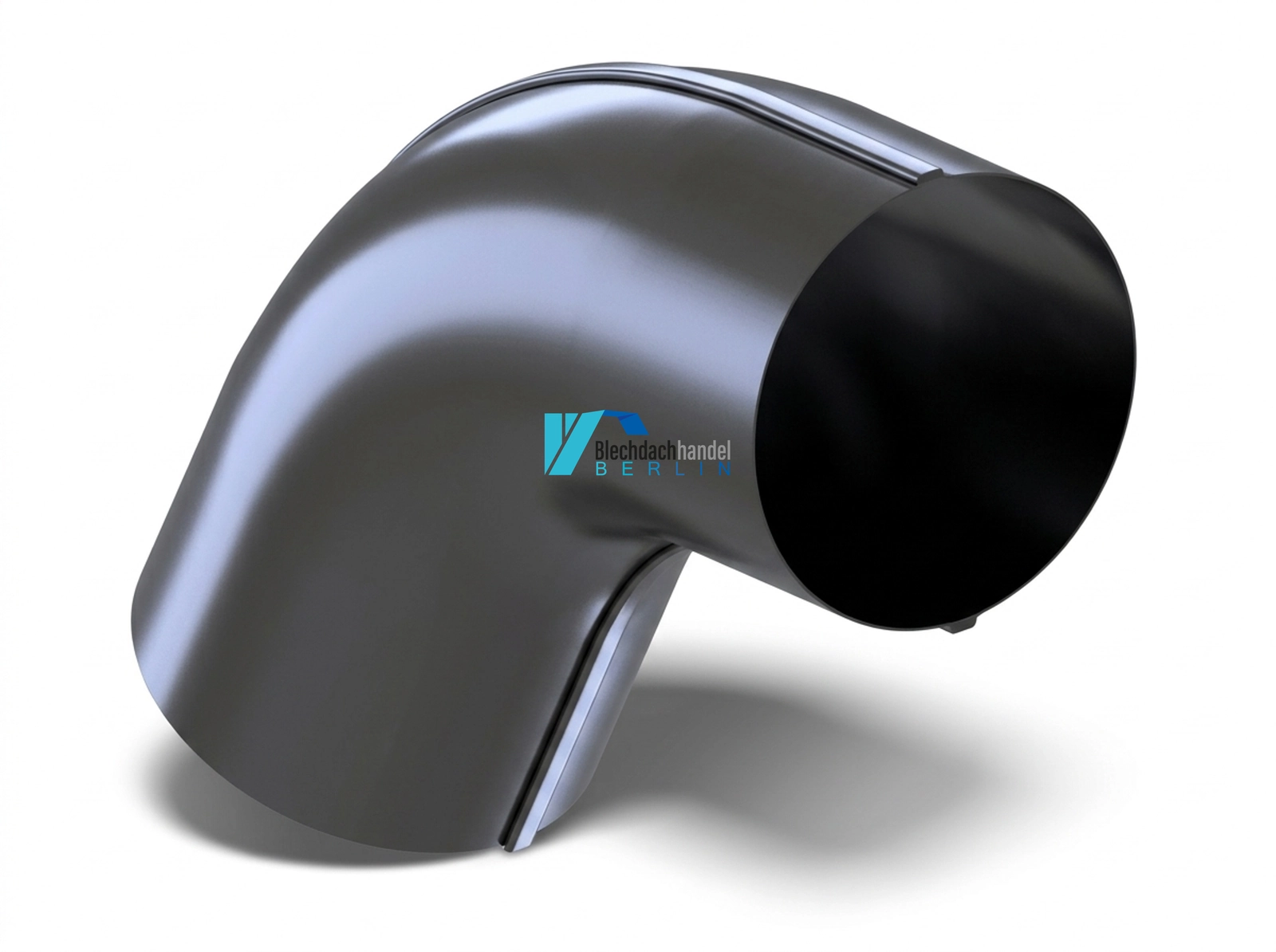 Fallrohrbogen 60° NW 100 Anthrazit – verzinkt, Polyesterlack beschichtet kaufen