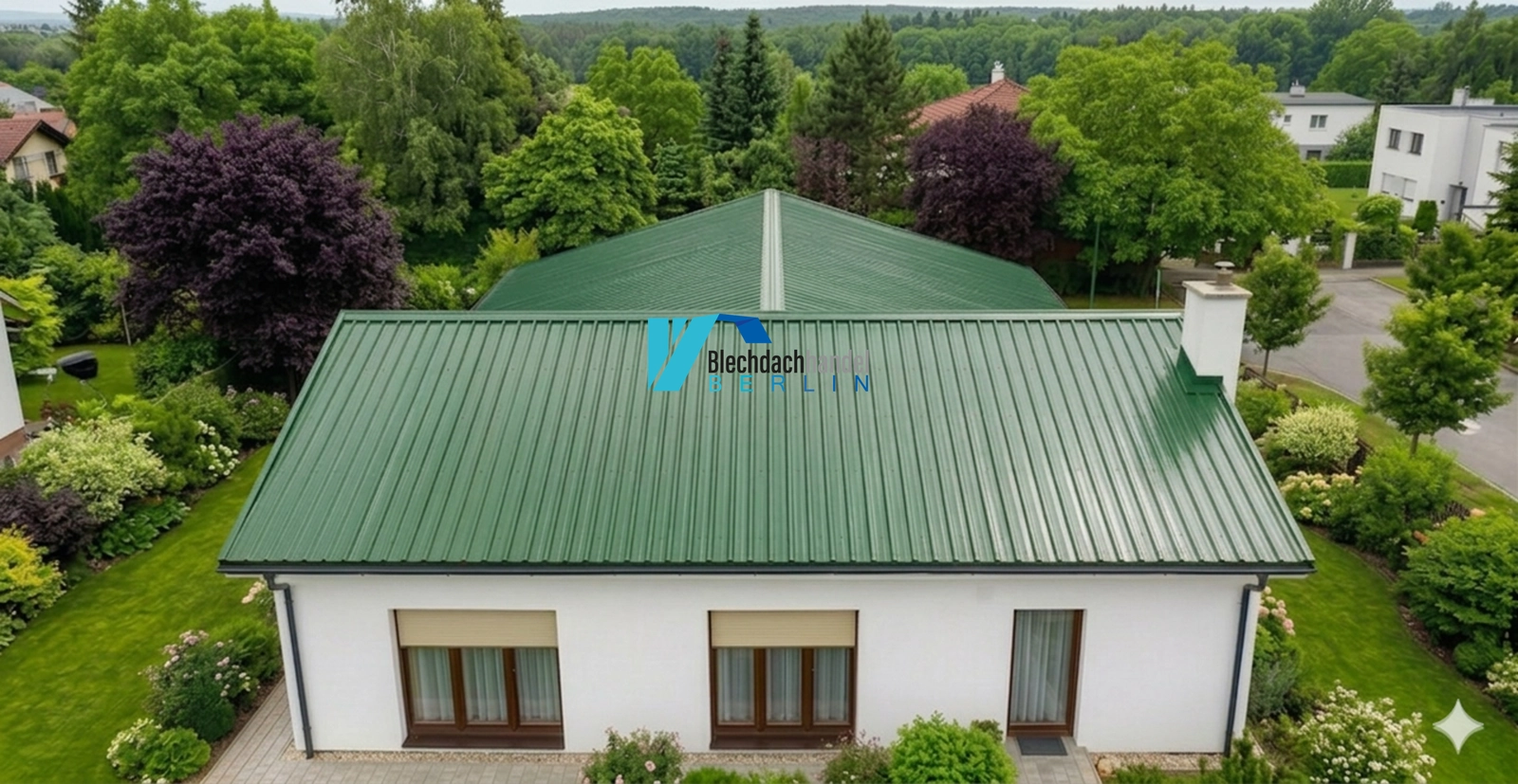 T18+ Dachblech RAL 6020 Chromoxidgrün – 0,5mm glänzend 25 µm Polyester mit Vlies — Ansicht 3