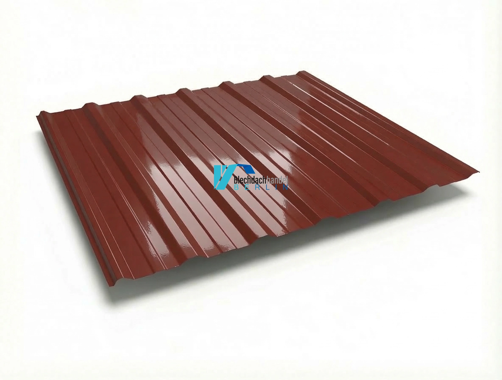 T18+ Dachblech RAL 3009 - oxidrot – 0,5mm glänzend 25 µm Polyester ohne Vlies kaufen