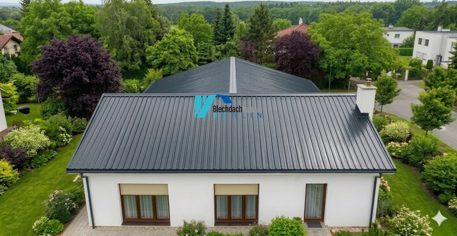 T18+ Dachblech RAL 7016 - anthrazit – 0,5mm glänzend 25 µm Polyester ohne Vlies — Ansicht 3