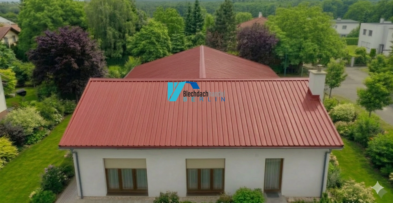 T18+ Dachblech RAL 3009 - oxidrot – 0,5mm matt 35µm Polyester mit Vlies — Ansicht 3