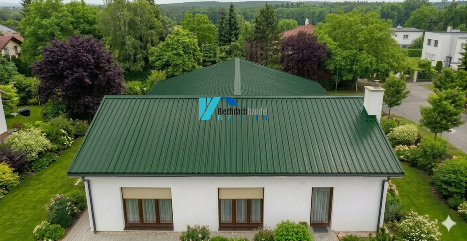 T18+ Dachblech RAL 6020 Chromoxidgrün – 0,5mm matt 35µm Polyester ohne Vlies — Ansicht 3