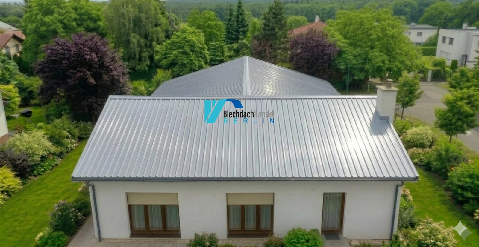 T18+ Dachblech RAL 9006 - Weißaluminium – 0,65mm glänzend 25 µm Polyester ohne Vlies 2. Wahl AKTION — Ansicht 3