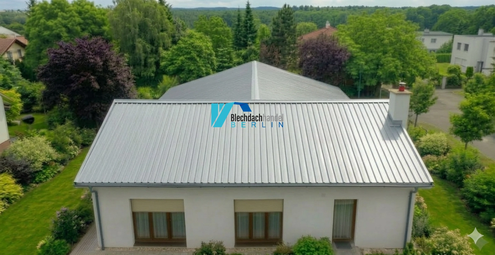 T18+ Dachblech Aluzink – 0,75mm blank mit Vlies — Ansicht 3