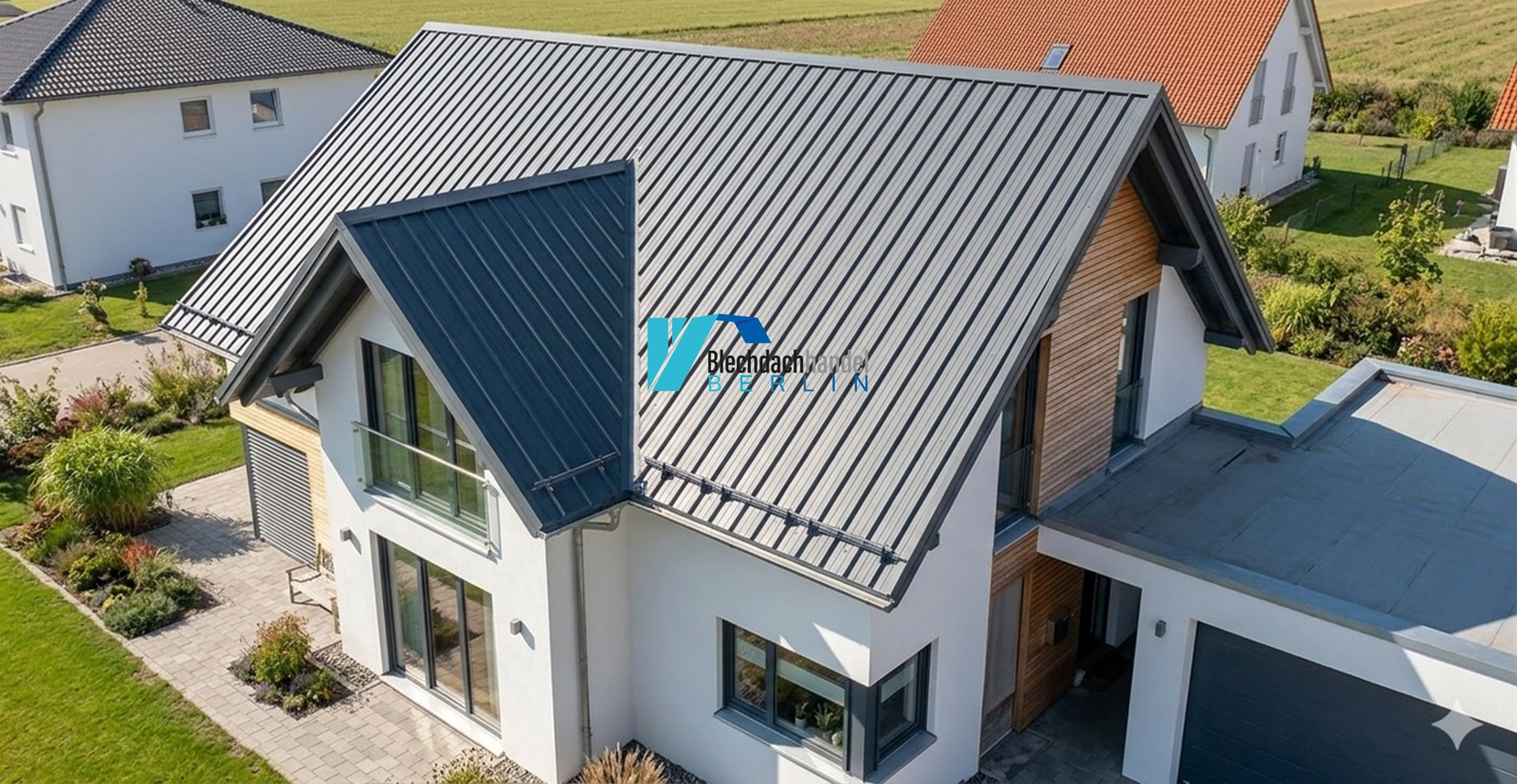 T35+ Dachblech RAL 7016 - anthrazit – 0,5mm glänzend 25 µm Polyester mit Vlies — Ansicht 3