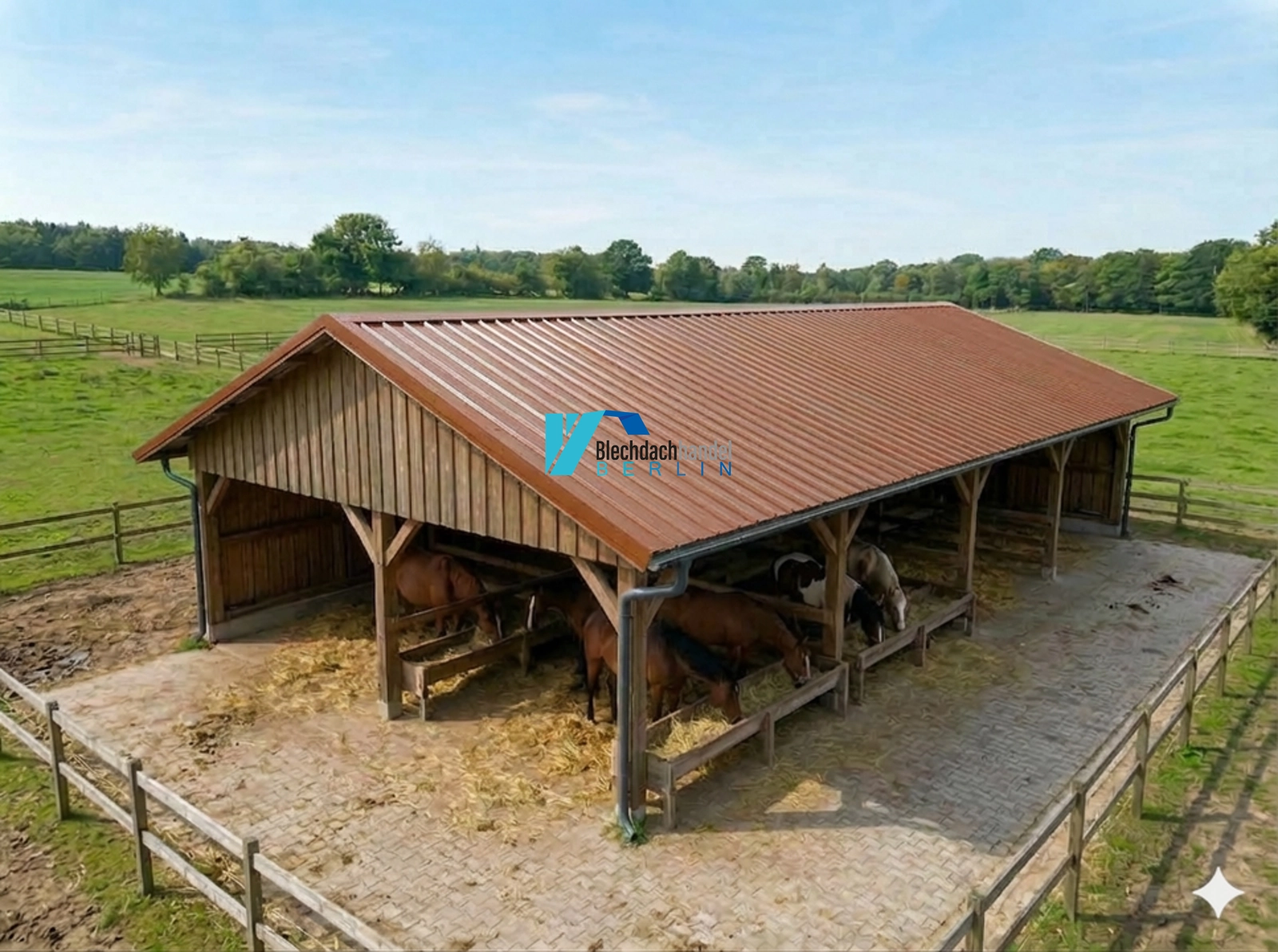 T35+ Dachblech RAL 8004 Ziegelrot – 0,5mm glänzend 25 µm Polyester ohne Vlies kaufen — Detailansicht