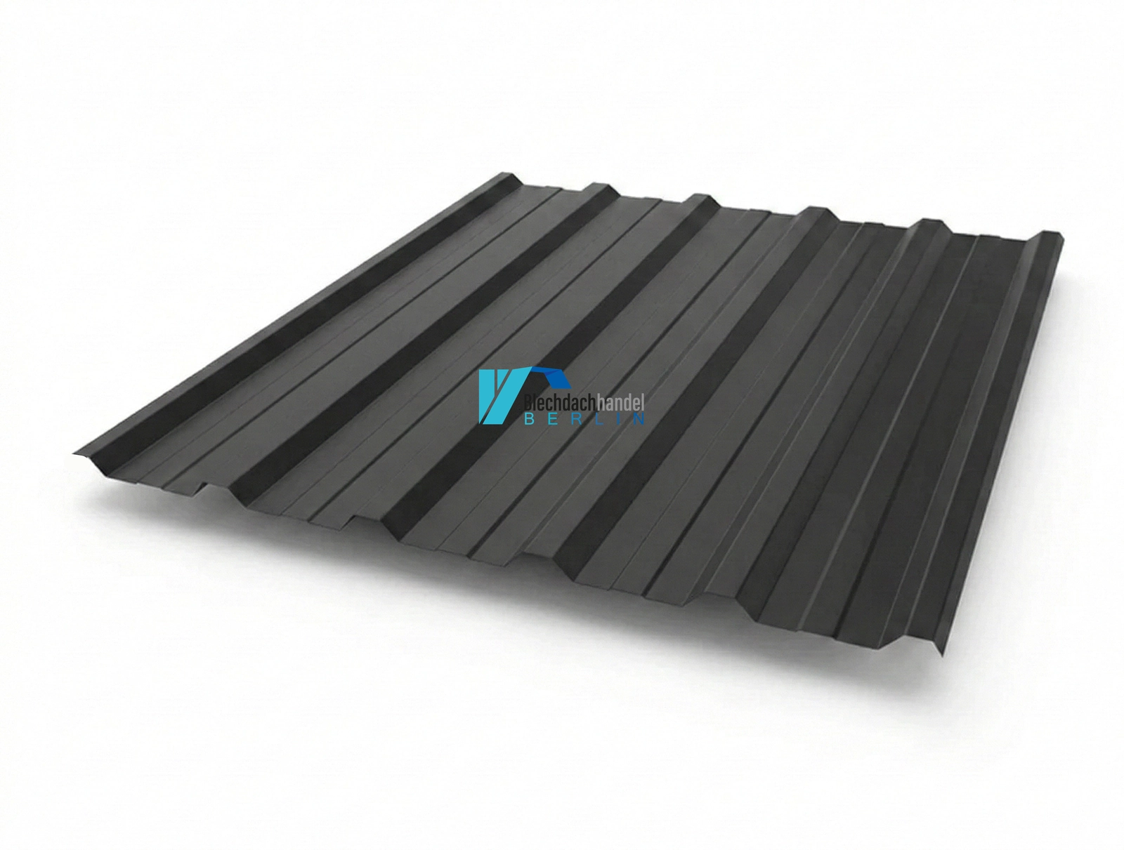 T35+ Trapezblech RAL 7016 - anthrazit – 0,5mm matt 35µm Polyester mit Vlies — Produktbild