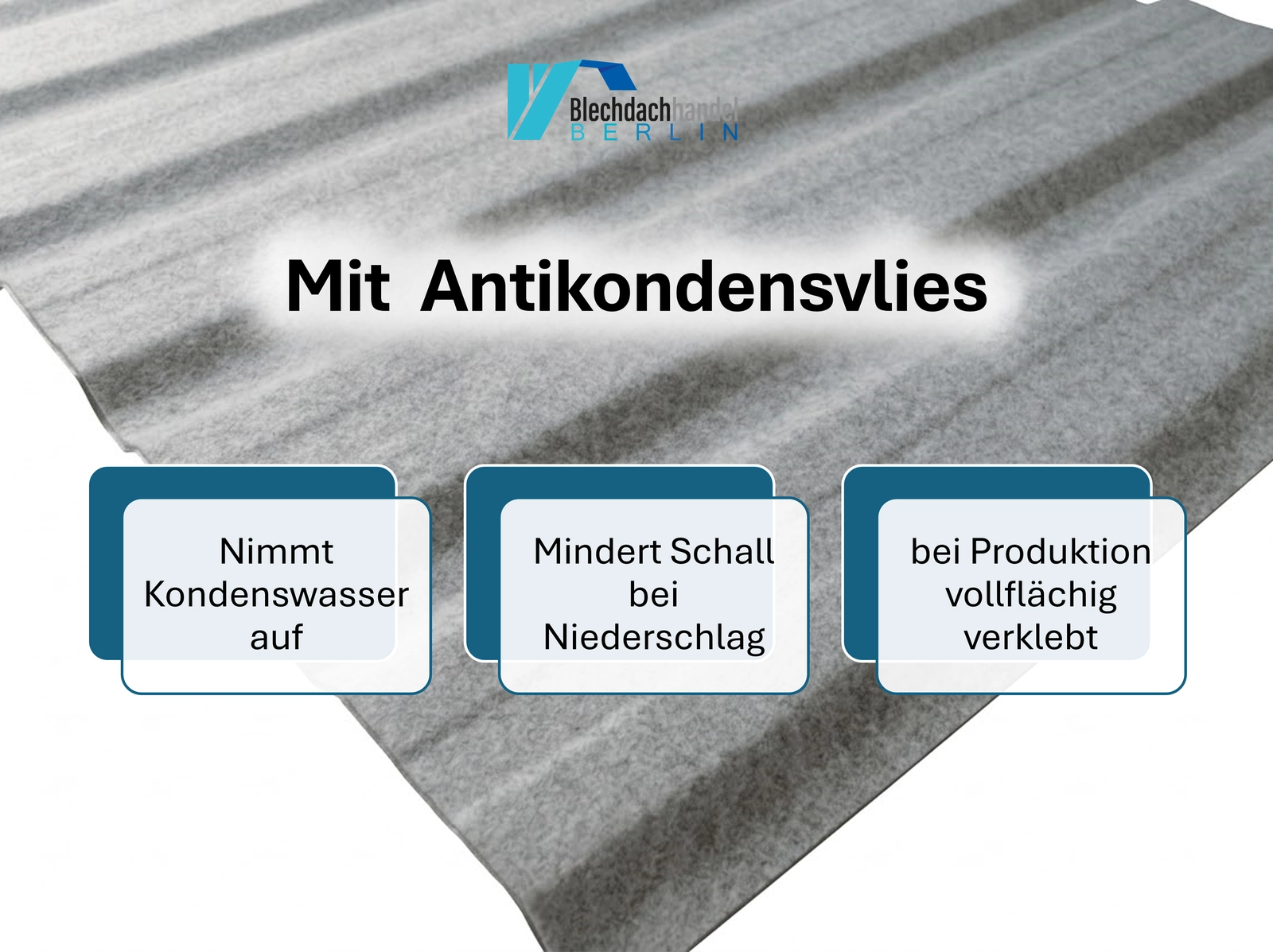 T35+ Dachblech RAL 7016 - anthrazit – 0,5mm matt 35µm Polyester mit Vlies — Ansicht 4