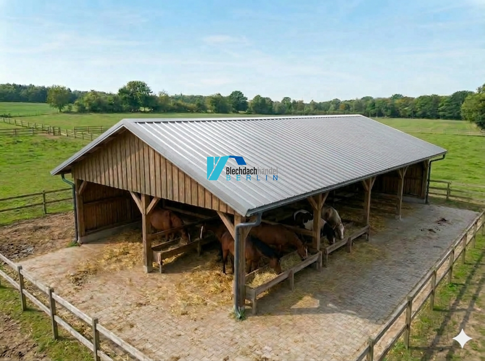 T35+ Dachblech RAL 9006 - Weißaluminium – 0,65mm glänzend 25 µm Polyester mit Vlies 2. Wahl AKTION kaufen — Detailansicht