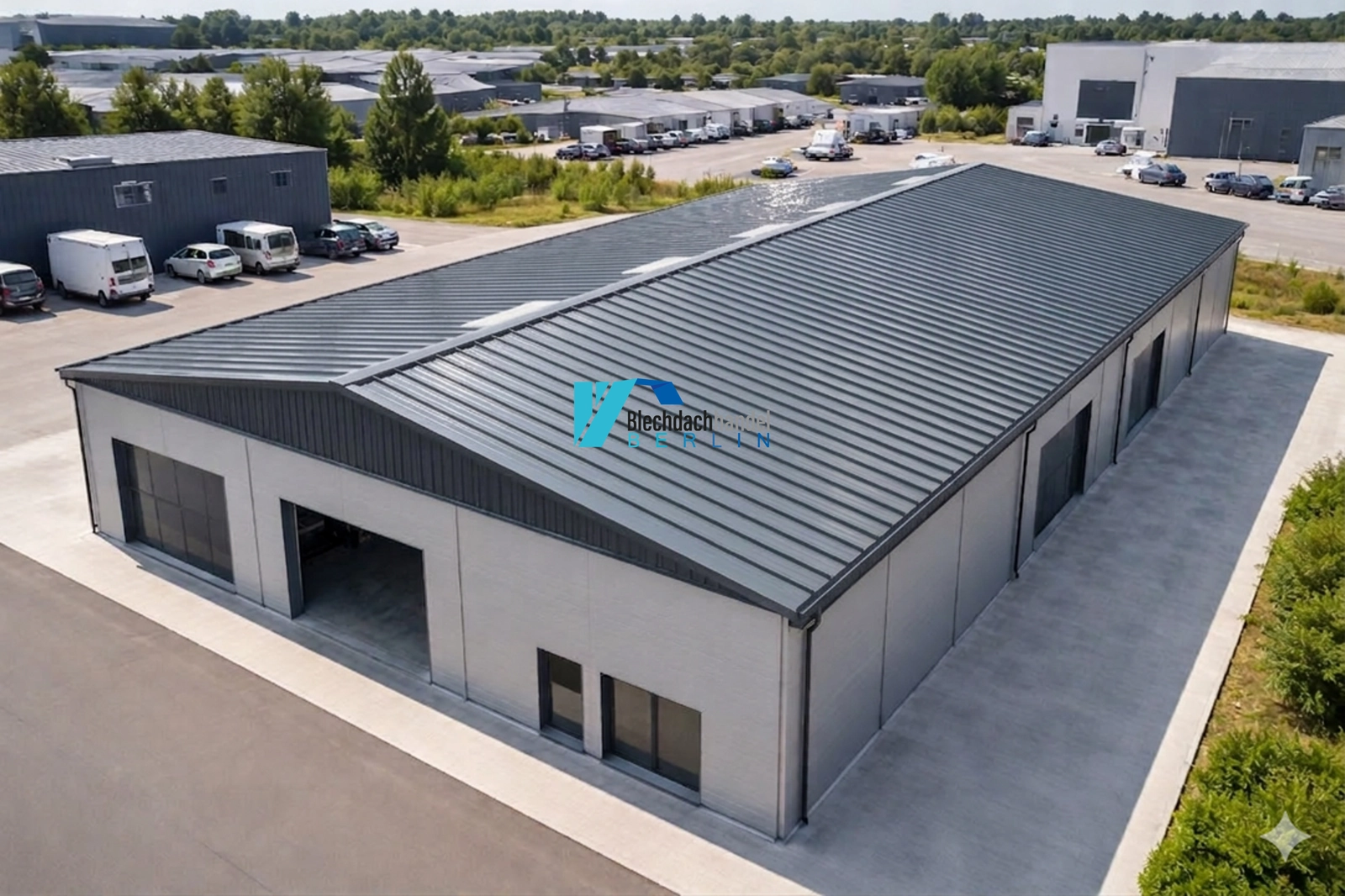 T35+ Dachblech RAL 7016 - anthrazit – 0,75mm glänzend 25 µm Polyester mit Vlies — Ansicht 4