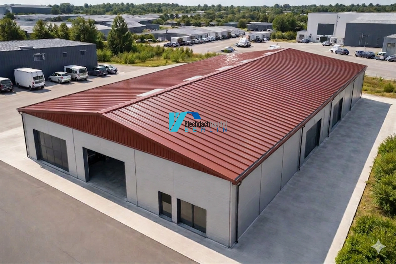 T35+ Dachblech RAL 3009 - oxidrot – 0,75mm glänzend 25 µm Polyester ohne Vlies — Ansicht 4