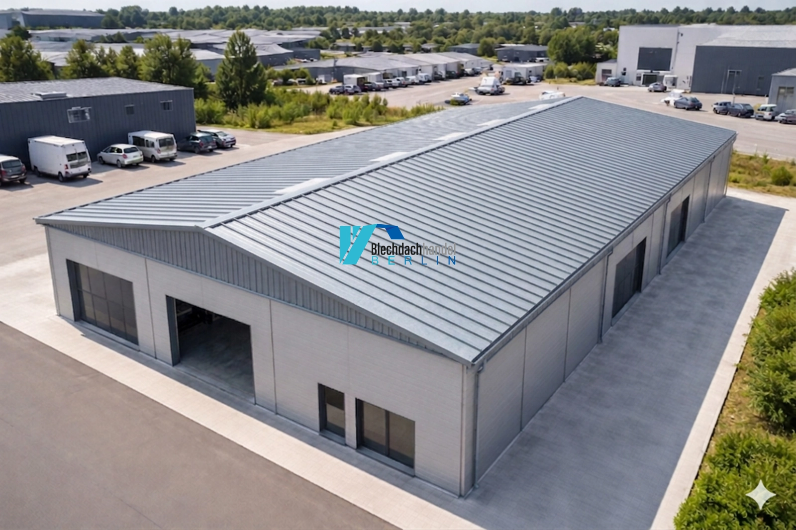 T35+ Dachblech Aluzink – 0,75mm blank mit Vlies — Ansicht 3