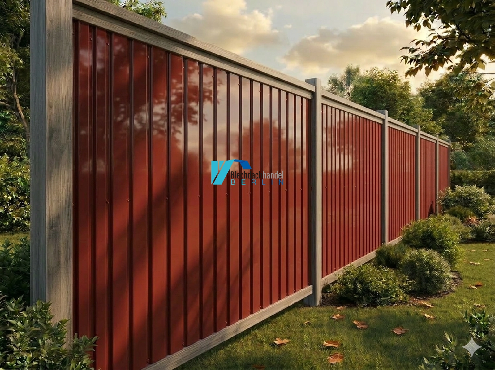 T6 Fassadenblech RAL 3009 - oxidrot – 0,5mm glänzend 25 µm Polyester — Ansicht 4